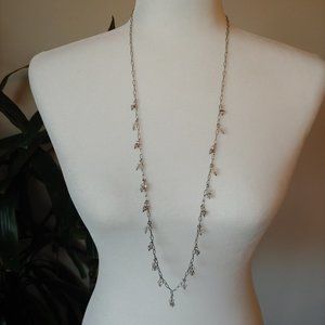 Banana Republic Silver Chain with Glass Beads